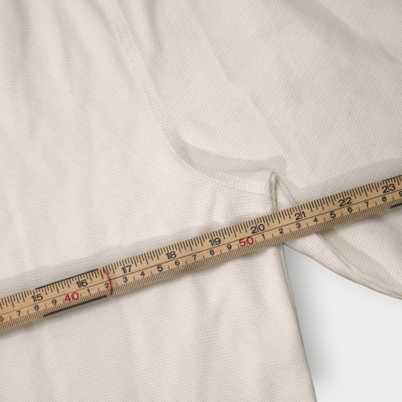 Theory Sweater Mens Size SM Thermal Ivory Henley Crewneck Pullover Pima Cotton - Picture 7 of 10